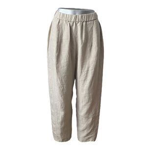 Eileen Fisher Organic Linen Lantern Pants Size Medium-Large